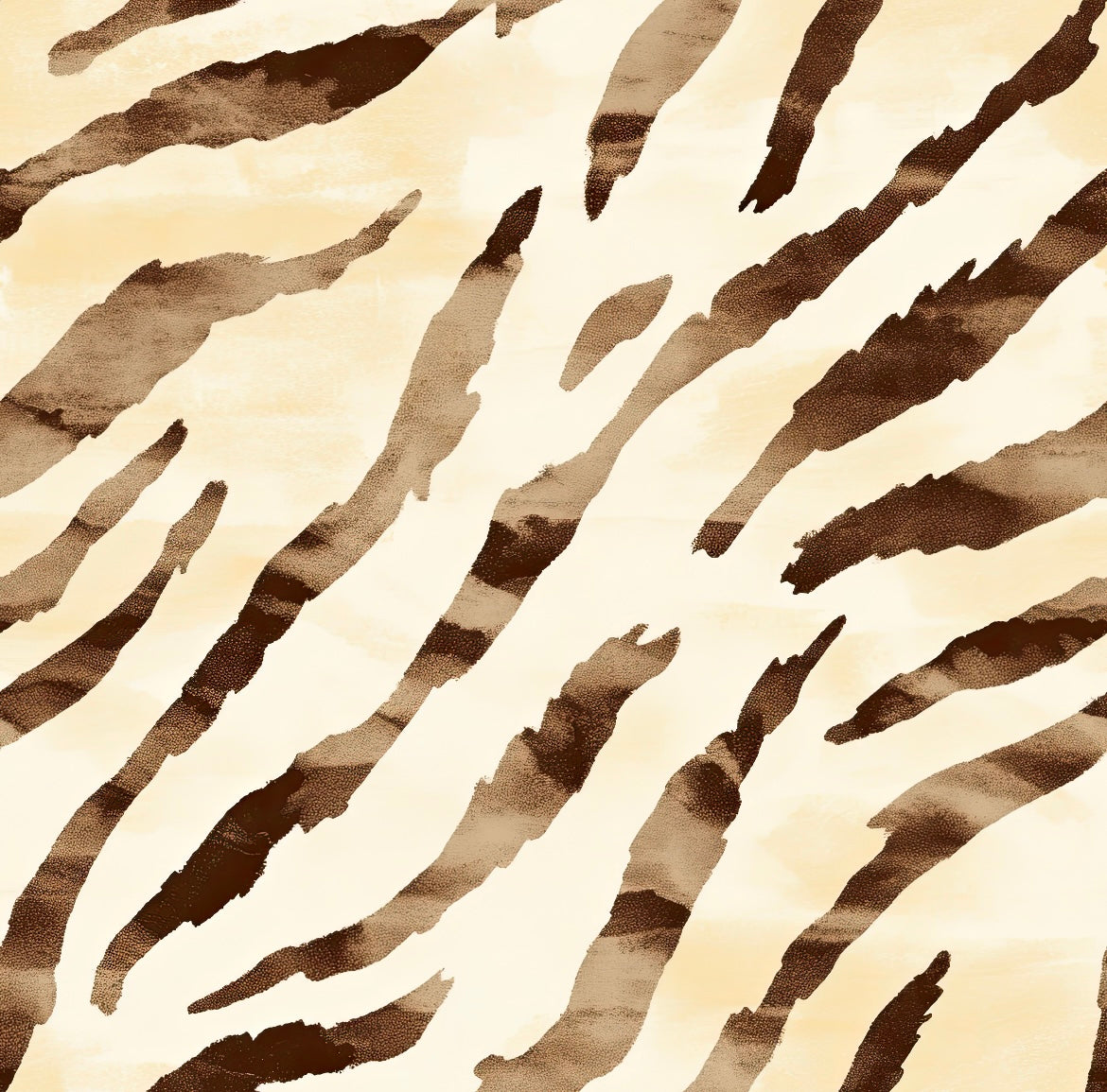 Beige Zebra Scrunchie