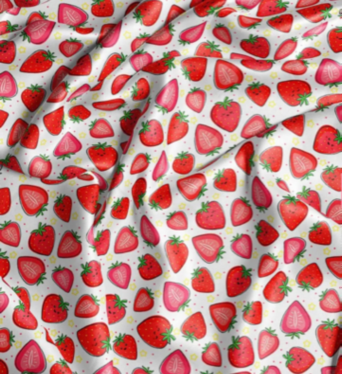 Strawberry Smiles Scrunchies