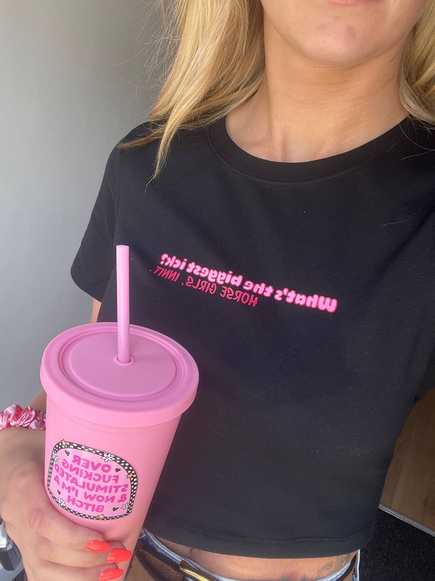 What’s the biggest ick? Cropped Tee