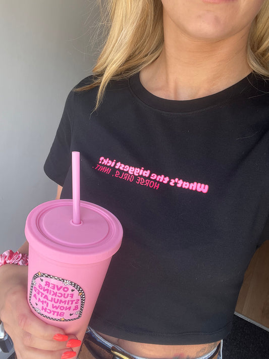 What’s the biggest ick? Cropped Tee