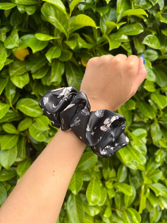 Black Western Scrunchie